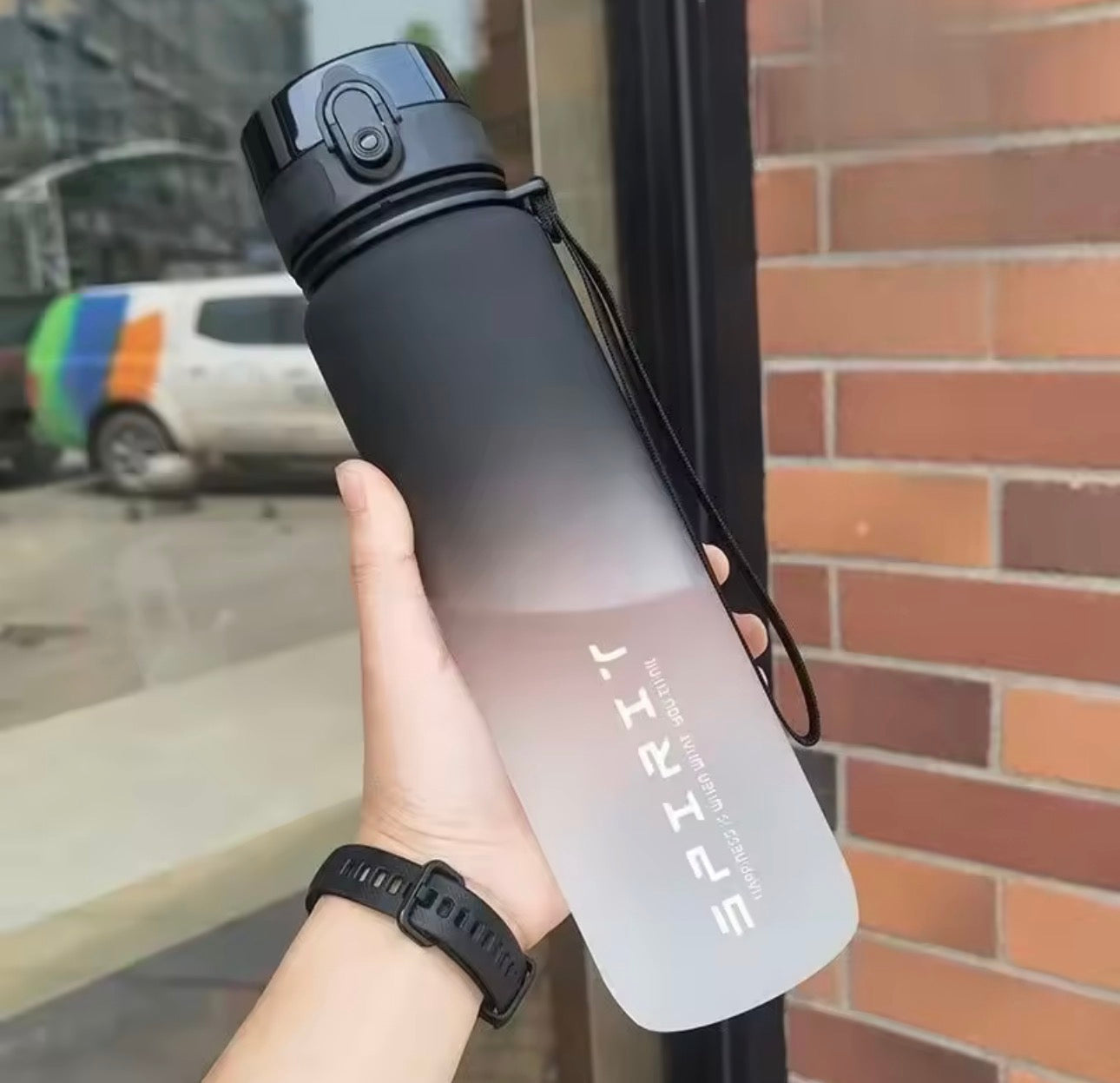 Motivational Water Bottle with Time Marker