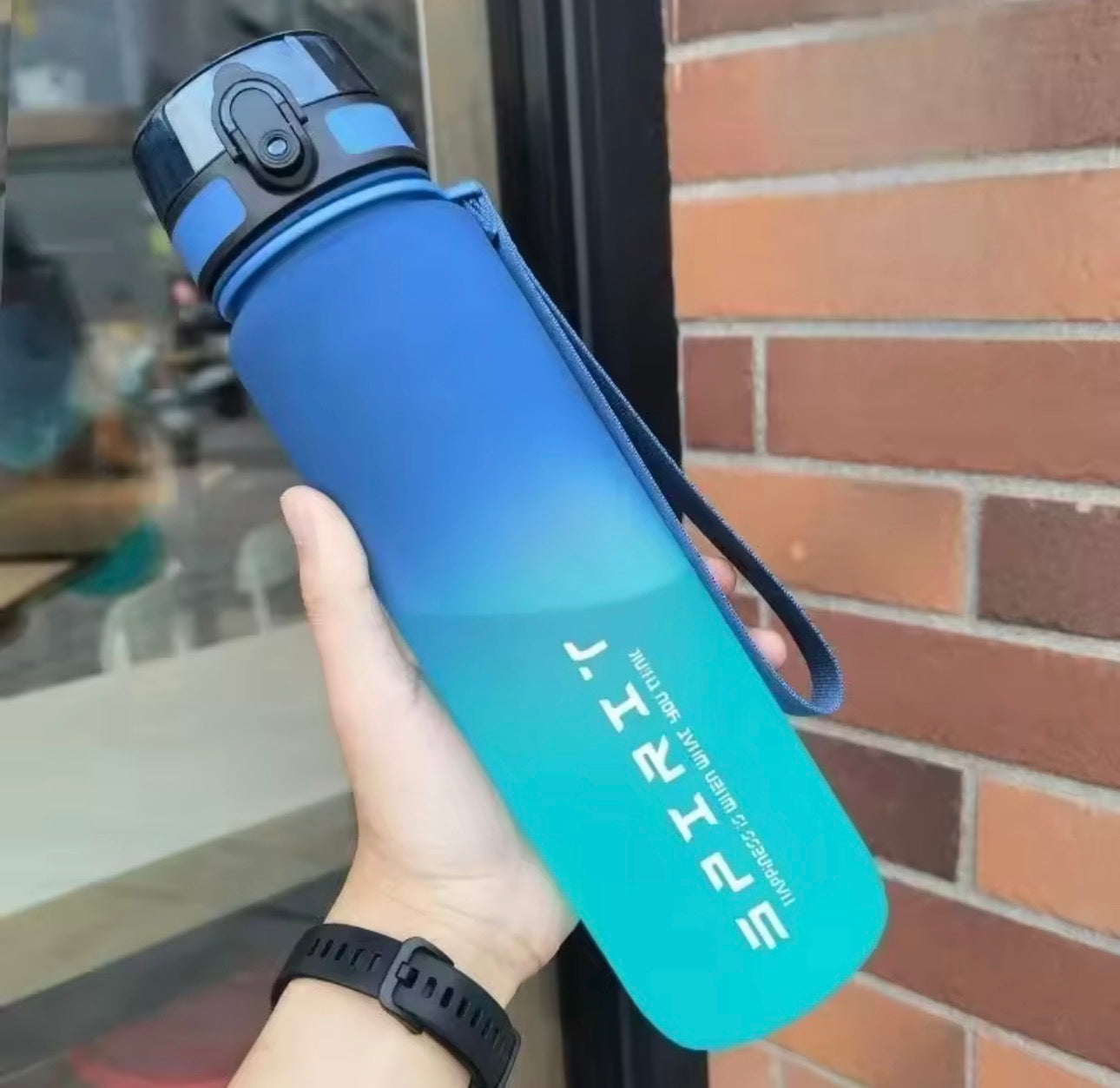 Motivational Water Bottle with Time Marker