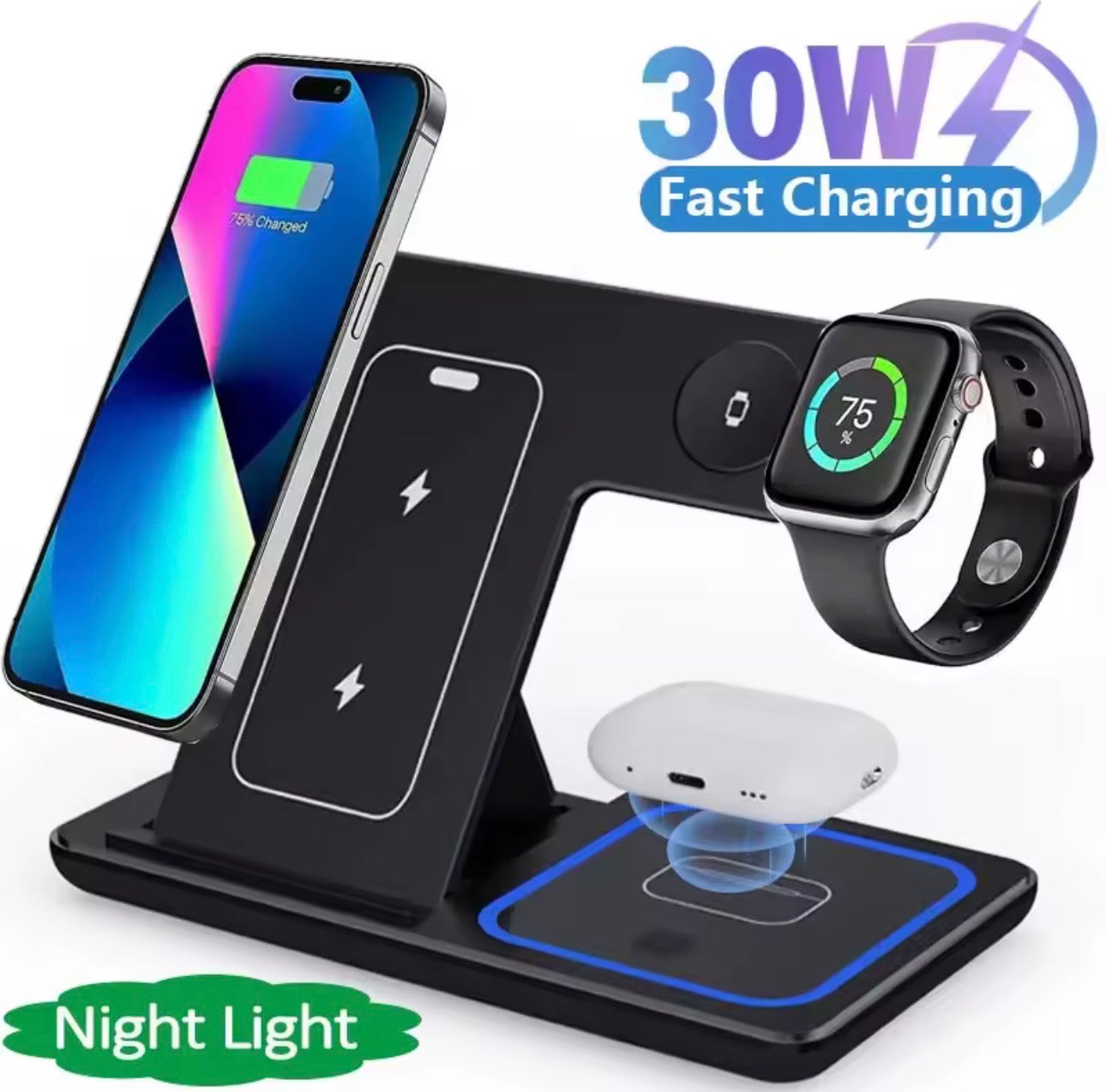 3-in-1 Wireless Charging Station